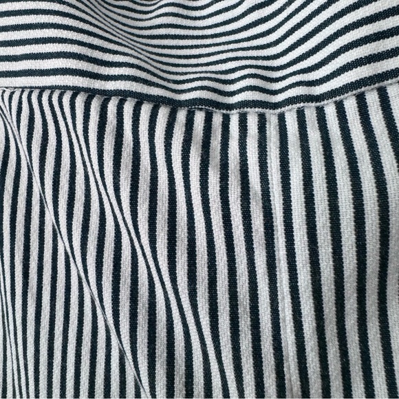 Loft cropped wide leg striped dressy pant Size 18 - Picture 2 of 7